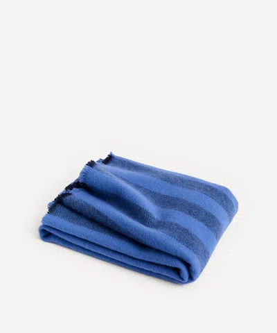 Hay Wool Duo Throw In Blue