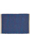 Hay Woven Door Mat In Blue