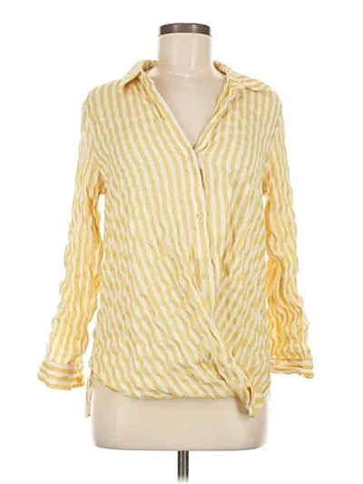 Pre-owned Hayden 3/4 Sleeve Blouse In Yellow