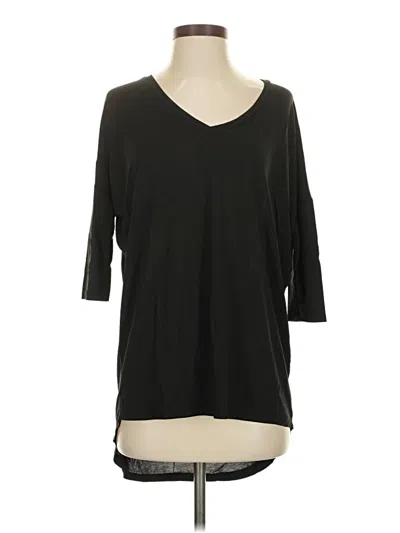 Pre-owned Hayden 3/4 Sleeve T-shirt In Black