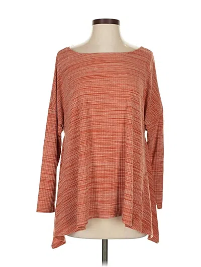 Pre-owned Hayden 3/4 Sleeve T-shirt In Orange