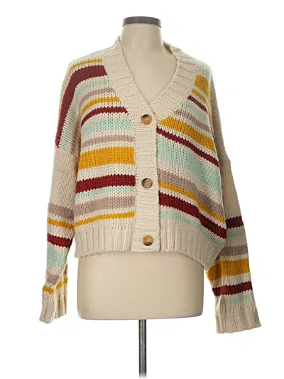 Pre-owned Hayden Cardigan Sweater In Brown