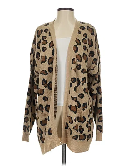 Pre-owned Hayden Cardigan Sweater In Brown