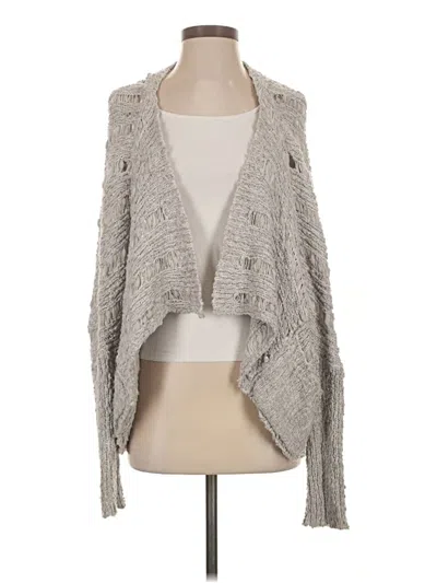 Pre-owned Hayden Cardigan Sweater In Gray