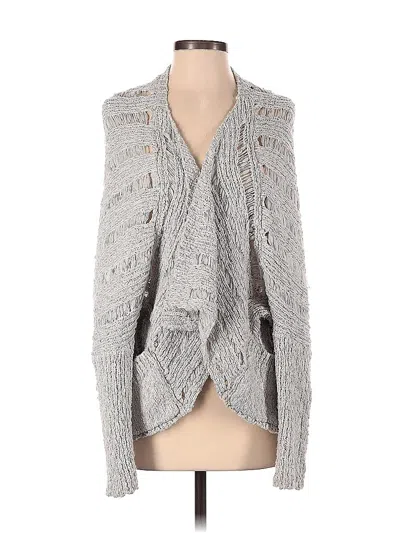 Pre-owned Hayden Cardigan Sweater In Gray