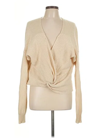 Pre-owned Hayden Cardigan Sweater In Tan