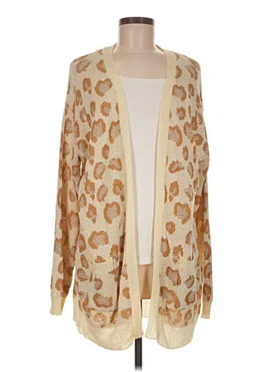 Pre-owned Hayden Cardigan Sweater In Tan