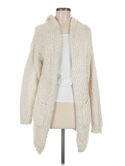 Pre-owned Hayden Cardigan Sweater In White