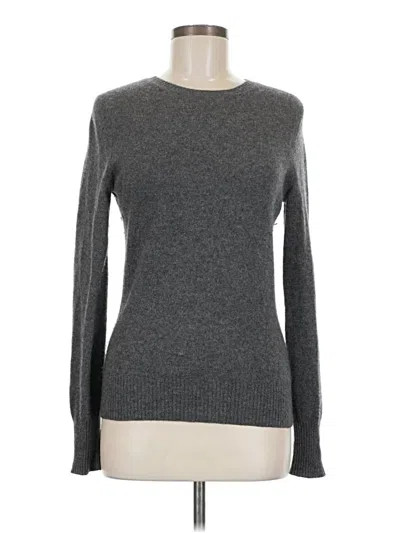 Pre-owned Hayden Cashmere Pullover Sweater In Gray