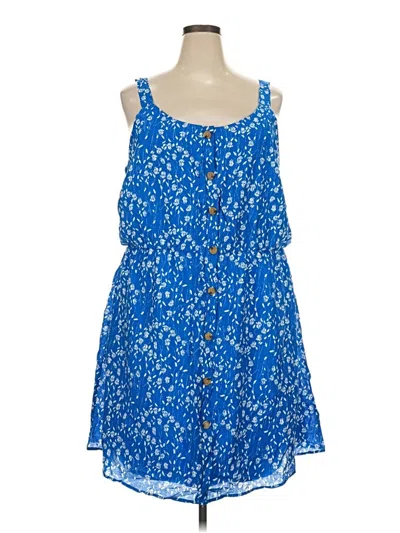 Pre-owned Hayden Casual Dress In Blue
