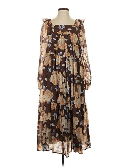 Pre-owned Hayden Casual Dress In Brown