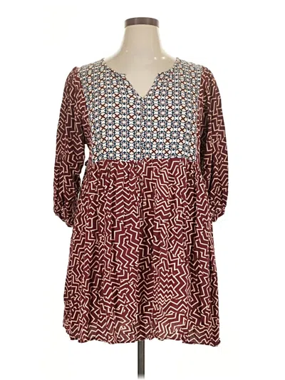 Pre-owned Hayden Casual Dress In Brown