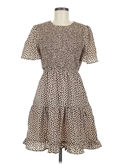 Pre-owned Hayden Casual Dress In Brown