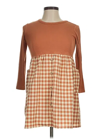 Pre-owned Hayden Casual Dress In Brown