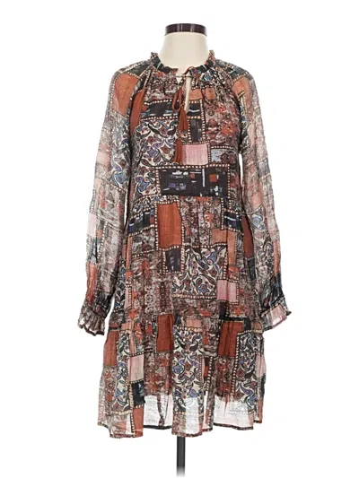Pre-owned Hayden Casual Dress In Brown