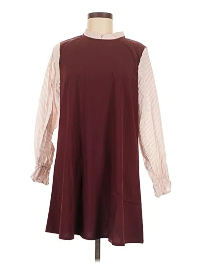 Pre-owned Hayden Casual Dress In Burgundy
