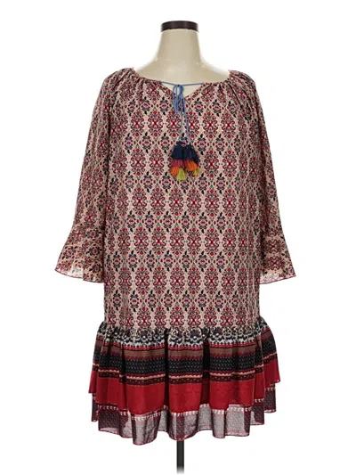 Pre-owned Hayden Casual Dress In Burgundy
