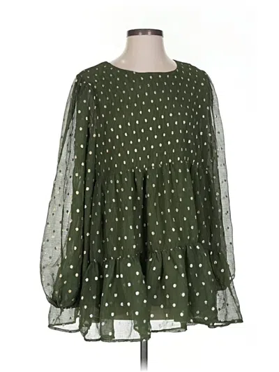 Pre-owned Hayden Casual Dress In Green