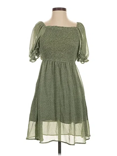 Pre-owned Hayden Casual Dress In Green