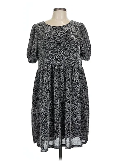 Hayden Casual Dress In Silver
