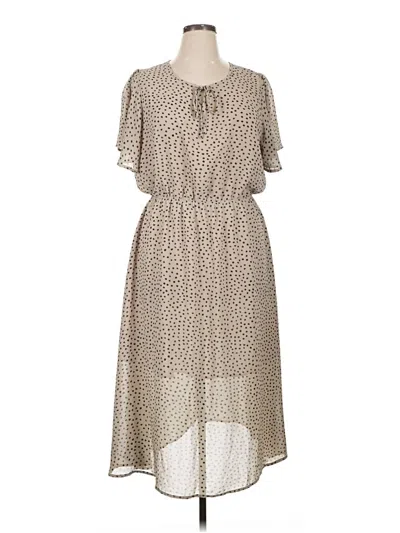 Pre-owned Hayden Casual Dress In Tan