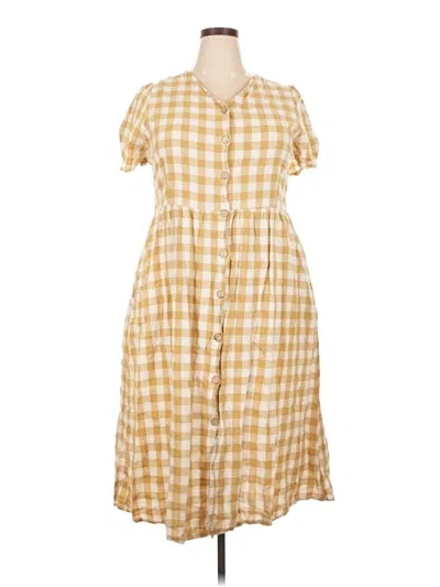 Pre-owned Hayden Casual Dress In Yellow
