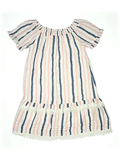 Pre-owned Hayden Girls Kids' Dress In White