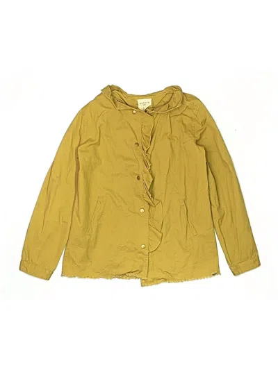 Pre-owned Hayden Girls Kids' Long Sleeve Blouse In Gold