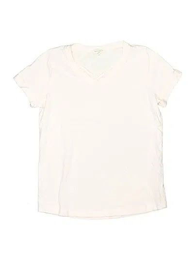 Pre-owned Hayden Girls Kids' Short Sleeve T-shirt In Ivory