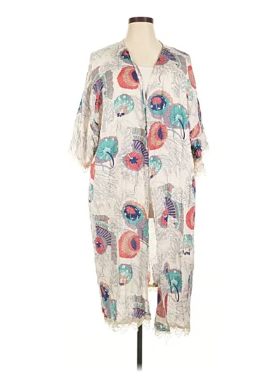Pre-owned Hayden Kimono In Ivory