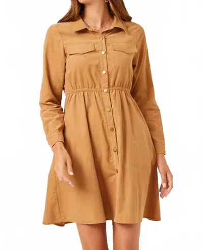Hayden La Autumn Sunrise Dress In Brown