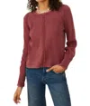 Hayden La Burnout Top In Plum In Pink