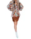 Hayden La Exceptional Beauty Top In Multi In Multi