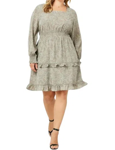 Hayden La Happiest Of Times Floral Dress In Sage In Multi