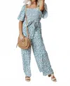 Hayden La Haven Floral Jumpsuit In Teal In Blue