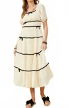 Hayden La Juli Midi Dress In Cream In Neutral