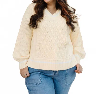 Hayden La Kiki Sweater In Yellow