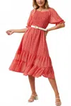 Hayden La Lilly Maxi Dress In Red In Red