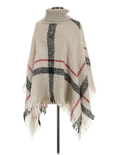 Pre-owned Hayden Poncho In Ivory