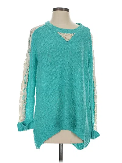 Pre-owned Hayden Pullover Sweater In Blue
