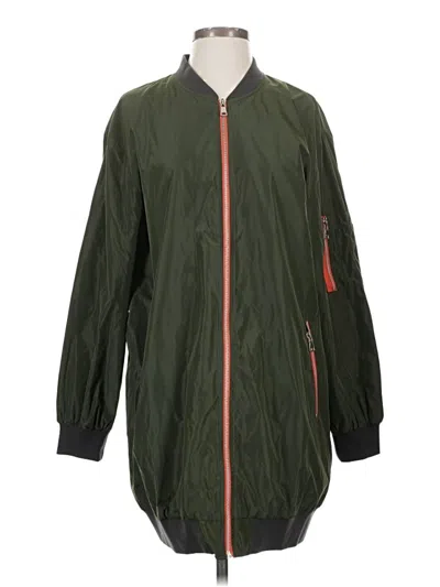 Pre-owned Hayden Raincoat In Green