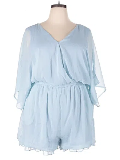 Pre-owned Hayden Romper In Blue