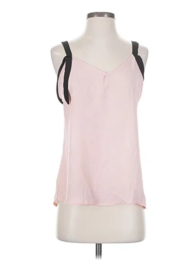 Pre-owned Hayden Sleeveless Top Pink Halter Neckline Tops
