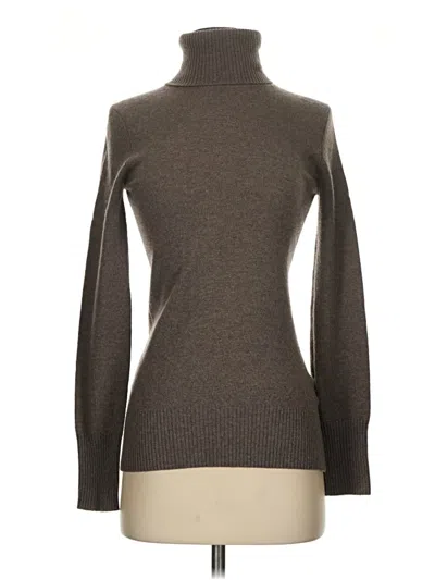 Pre-owned Hayden Turtleneck Sweater In Brown