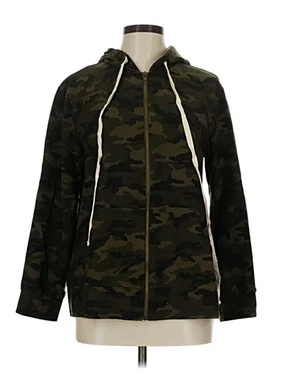 Pre-owned Hayden Zip Up Hoodie In Green