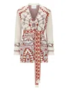 Hayley Menzies Patterned Belted Cardigan