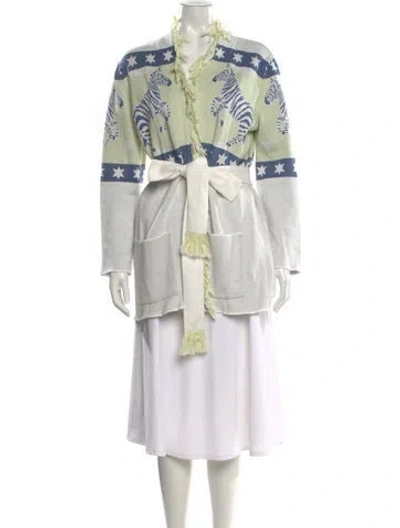 Pre-owned Hayley Menzies Graphic Print Sweater In Multi
