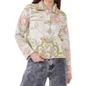 Hayley Menzies Women's Lotus Carpet Metallic-jacquard Jacket In White