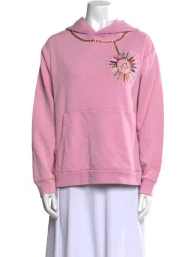 Pre-owned Hayley Menzies Mock Neck Sweater In Pink