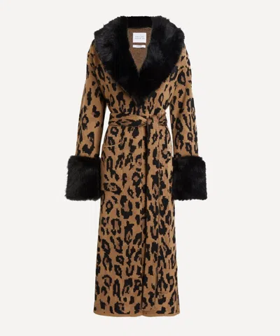 Hayley Menzies Women's Cosmic Cat Coat In Brown